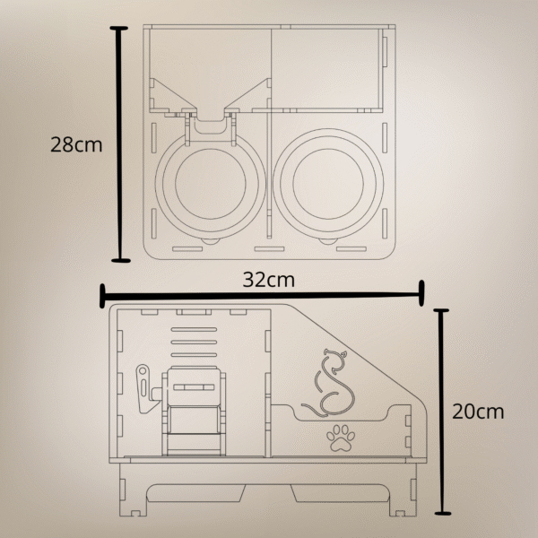 Porte gamelles distributeur_5 Chat'Bowldistri