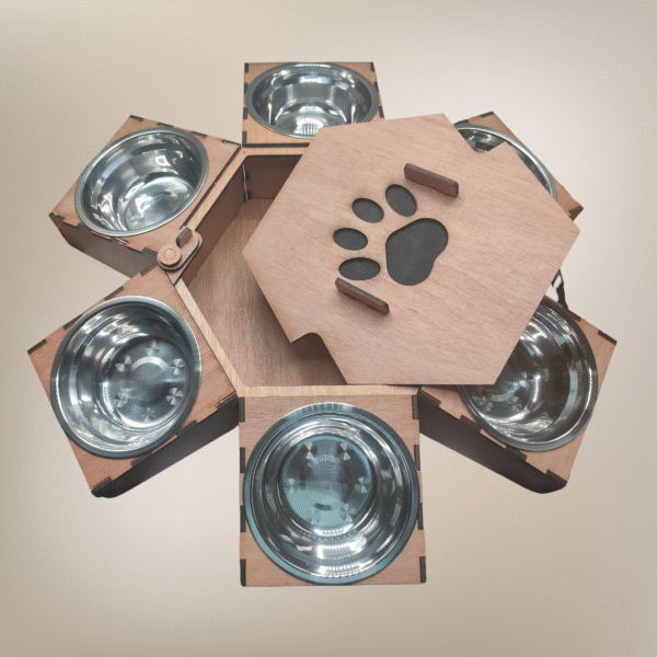 Porte gamelles multiple_2 Chat'Bowlmulti